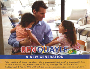 Ben Quayle's New generation mailer for his House Of Rep. run in AZ