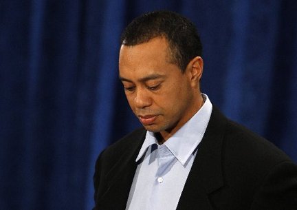 Tiger Woods Press Conference April 10, 2010 (Joe Skipper/EPA)